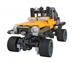Clementoni Laboratorium Mechaniki - Jeep Safari 50123 pomarańczowo czarny
