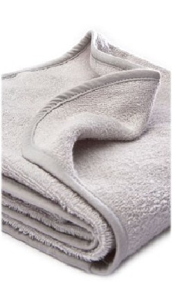 SENSILLO Ręcznik okrycie kąpielowe 100x100 cm Miś grey