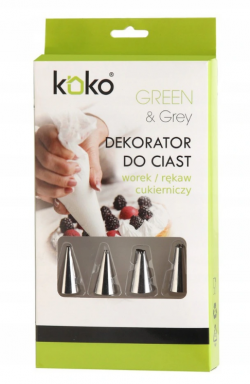 Dekorator cukierniczy Koko Green&Grey KO-4077