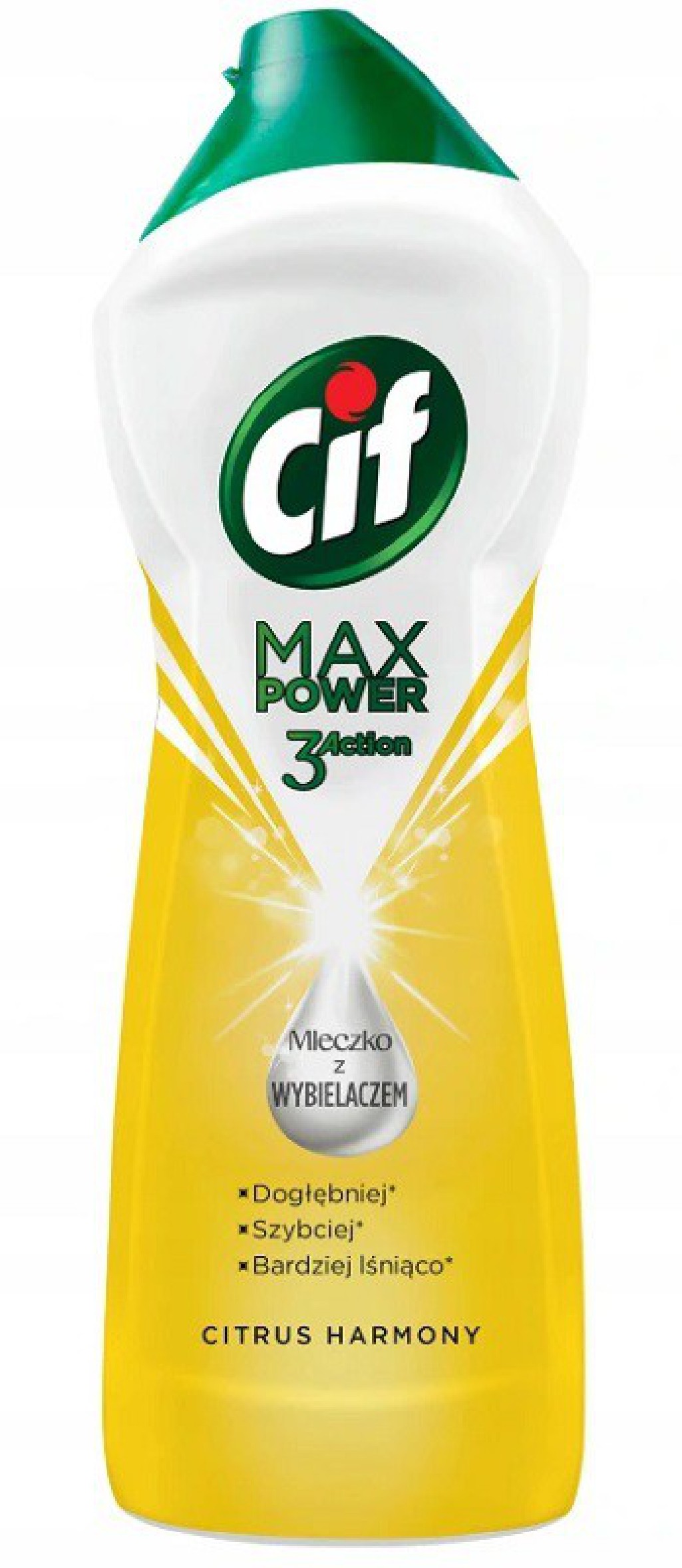 CIF Max Power Mleczko z wybielaczem 1001 g citrus