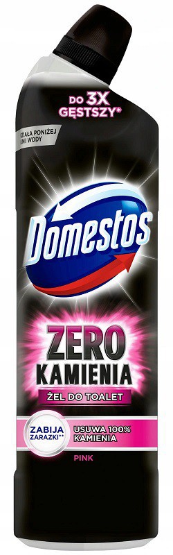 Domestos Zero kamienia płyn do czyszczenia toalet 750 ml pink