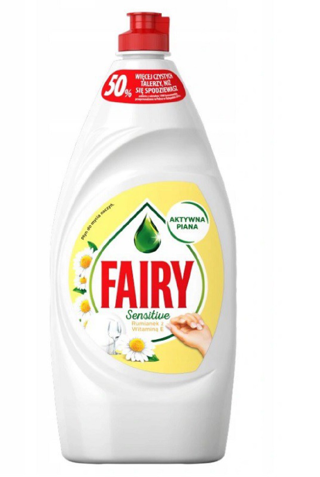 Fairy Płyn do mycia naczyń Sensitive rumianek 900 ml