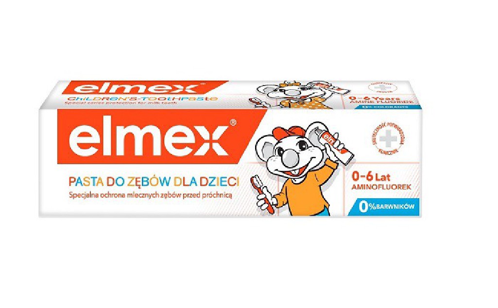 Elmex Pasta do zębów dla dzieci 0-6 lat 50 ml