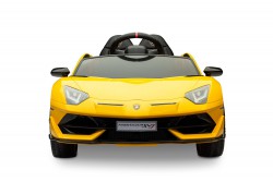 Pojazd na akumulator Lamborghini Aventador SVJ żółty