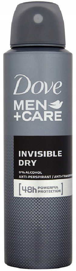 Dove Atyprespirant męski w areozolu Invisible Dry 150 ml