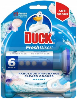Duck Fresh Discs Żelowe krążki z aplikatorem do toalety Marine