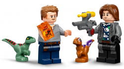 LEGO Jurassic World Atrociraptor: pościg na motocyklu 76945