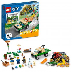 LEGO City Misje ratowania dzikich zwierząt 60353