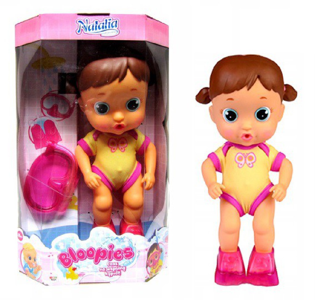 Natalia Bloompie lalka do kąpieli żółte body dziewczynka