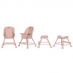Kidwell krzesełko do karmienia 4w1 EATAN pink
