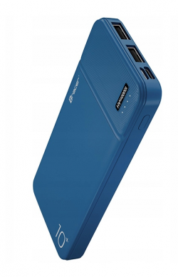 Powerbank Tracer Slim 10000 mAh niebieski
