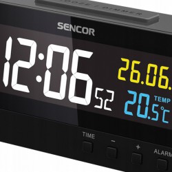Sencor SDC4800B budzik z termometrem