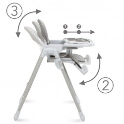 Kidwell BENO Wielofunkcyjne krzesełko do karmienia gray