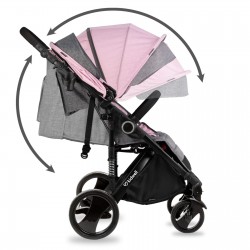 Kidwell Carell wózek spacerowy pink gray