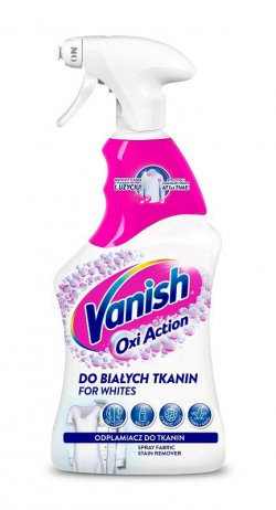 Vanish Oxi Action odplamiacz do tkanin białych w sprayu 500 ml