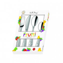 Zestaw sztućców dziecięcych Vialli Design Frutti 4 el.