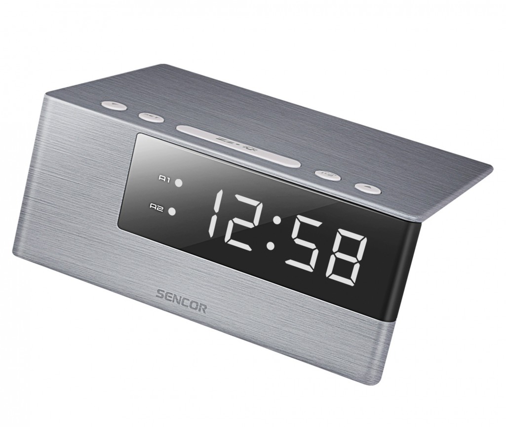 Sencor SDC 4600 WH zegar z budzikiem 