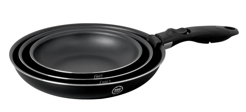 Zestaw patelni MG Home Clever Kitchen 20, 24, 28 cm