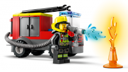 Lego City Remiza strażacka i wóz strażacki 60375