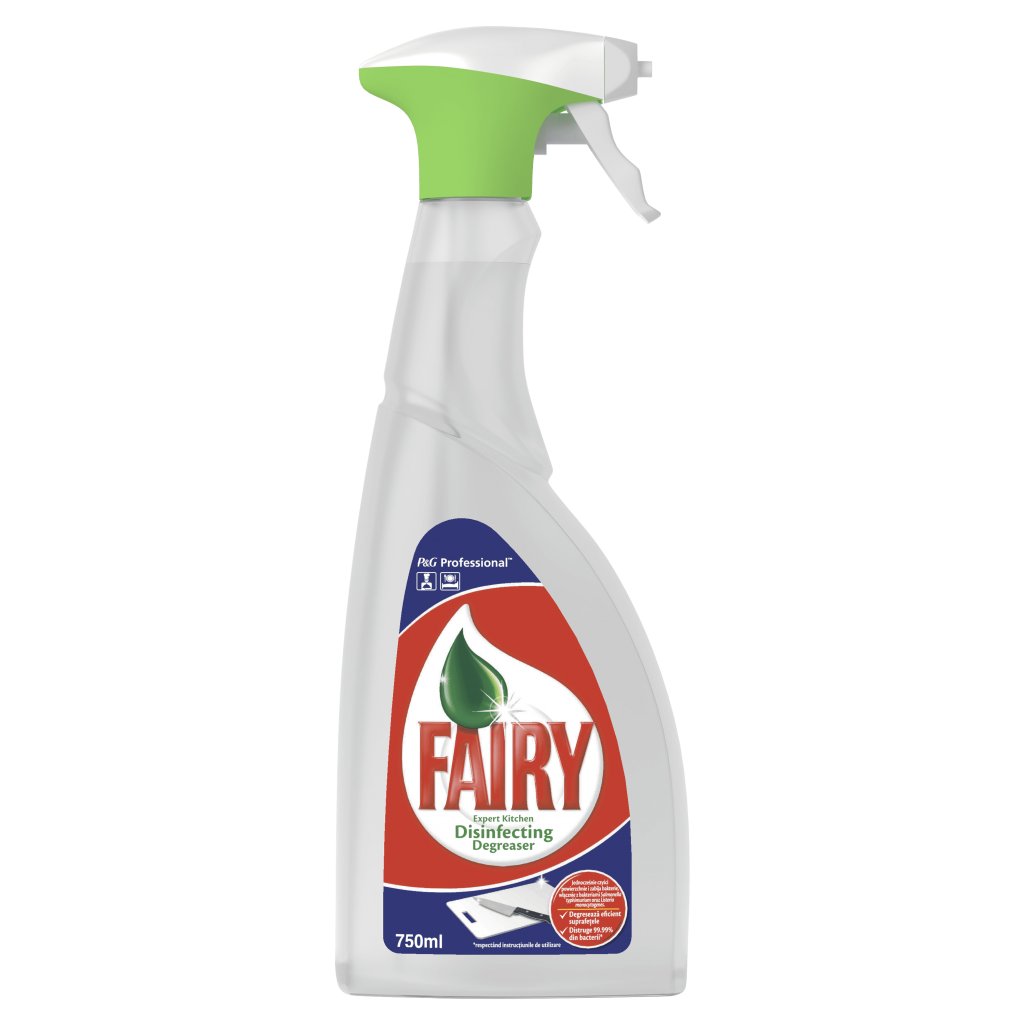 Fairy Professional Środek 2w1 dezynfekujący i odtłuszczający w sprayu 750 ml