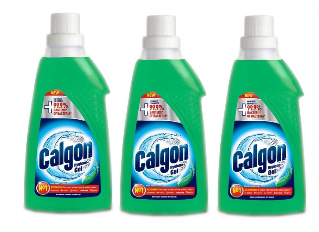 Calgon Hygiene Gel odkamieniacz do pralki w żelu 750 ml x3