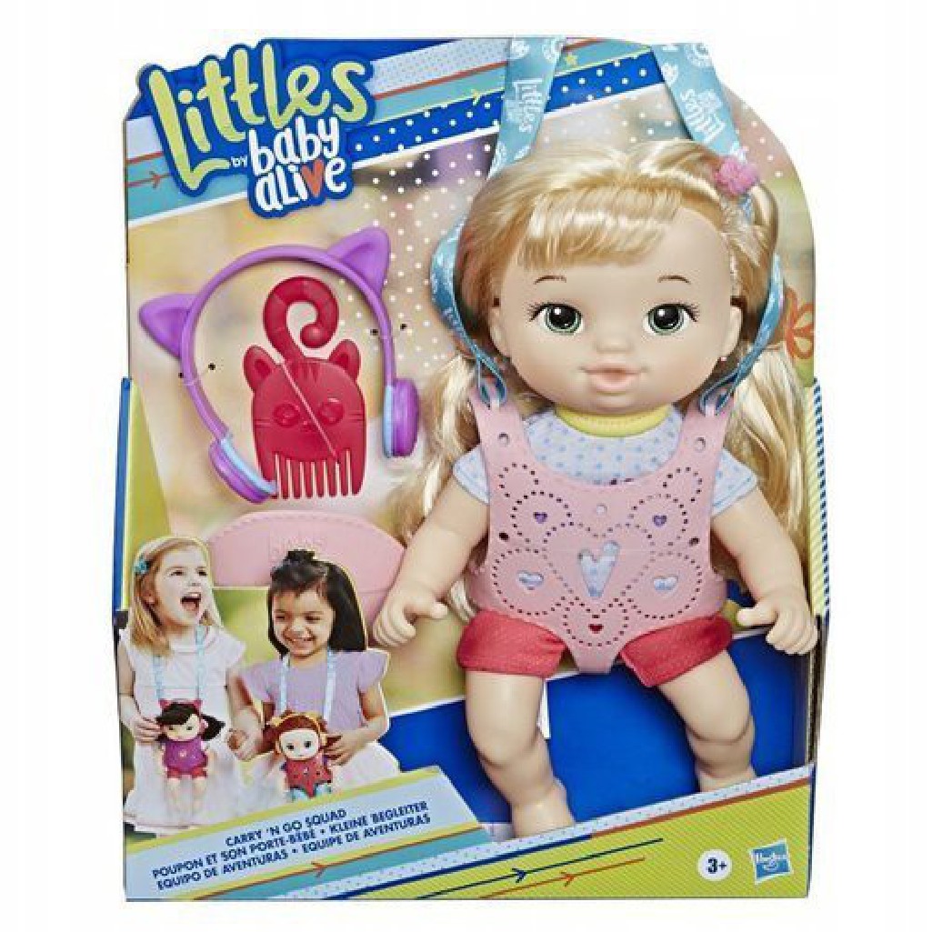 Hasbro lalka Littles By Baby alive bobas blondynka 25cm