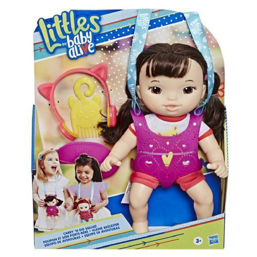Hasbro Lalka Baby Alive Maluch z nosidełkiem.