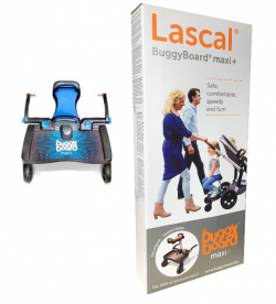 Lascal Buggy Board Maxi niebieski + siedzisko Saddle niebieski