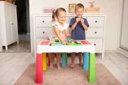 Tega Baby Komplet Multifun stolik i dwa krzesełka multicolor