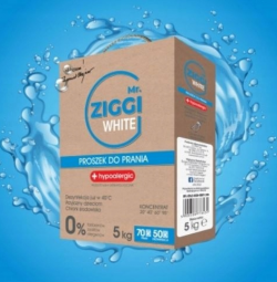 Mr. ZIGGI hipoalergiczny proszek do prania tkanin białych 2,5 kg