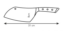 Tescoma Azza 884544 nóż tasak 17 cm