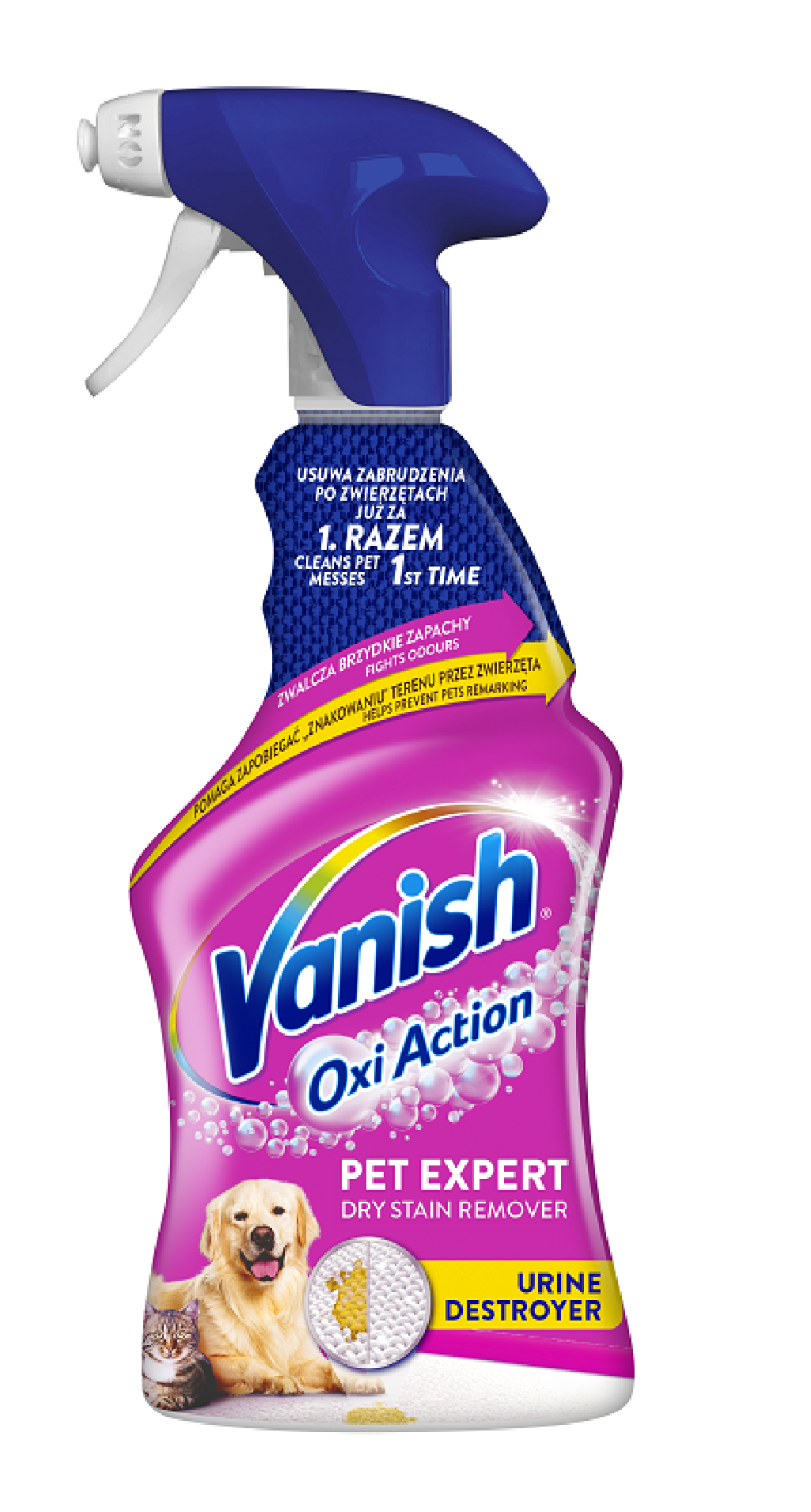 Vanish Pet Spray do czyszczenia dywanów i tapicerek 500 ml