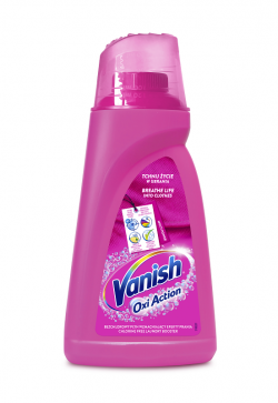 Vanish Oxi Action odplamiacz wielofunkcyjny Pink 1l x1, White 1l x1