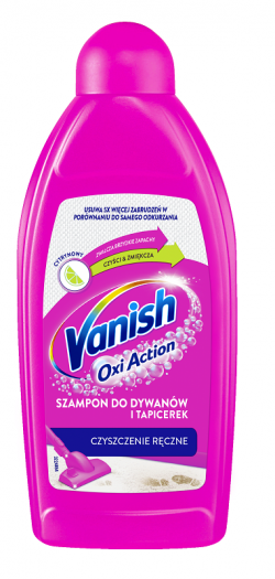 Vanish proszek 650 g + spray 500ml + szampon pranie ręczne 500 ml do dywanów
