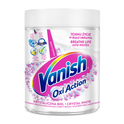 Vanish Oxi Action Odplamiacz do tkanin kolorowych i białych Pink x1, White x1