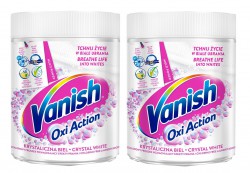 Vanish Oxi Action White odplamiacz do tkanin białych 470 g x2