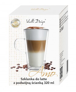 Szklanka do latte Vialli Design Amo 320 ml