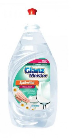 GlanzMeister płyn do mycia naczyń Sensitive 1200 ml