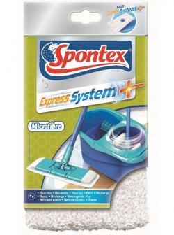 Nakładka do mopa Spontex Express System+ płaska
