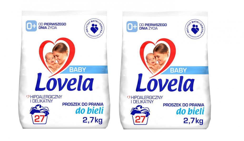 Lovela Baby Proszek do prania białych tkanin 2,7 kg x2
