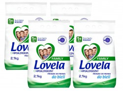 Lovela Family Proszek do prania białych tkanin 2,1 kg x4