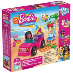 Mega Construx - Zestaw klocków Barbie Plażowanie w Malibu + 2 figurki GWR79