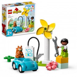 Lego Duplo Turbina wiatrowa i samochód 10985