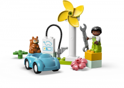 Lego Duplo Turbina wiatrowa i samochód 10985