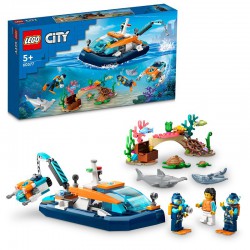 LEGO City Łódź do nurkowania badacza 60377