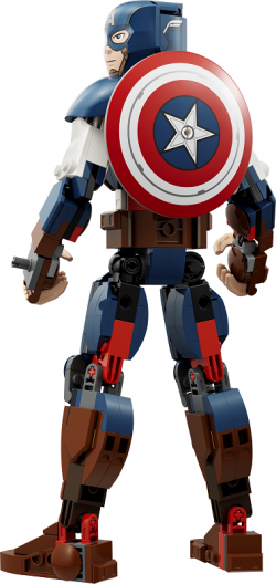 Lego Marvel Figurka Kapitana Ameryki do zbudowania 76258
