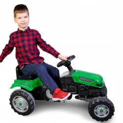 Pilsan Traktor XXL na pedały zielony jeździk