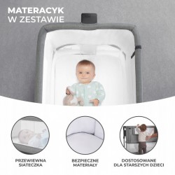 Łóżeczko dostawne Kinderkraft Neste Grow Beige