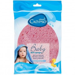 Gąbka hipoalergiczna dla dzieci Baby Bath Sponge różowa