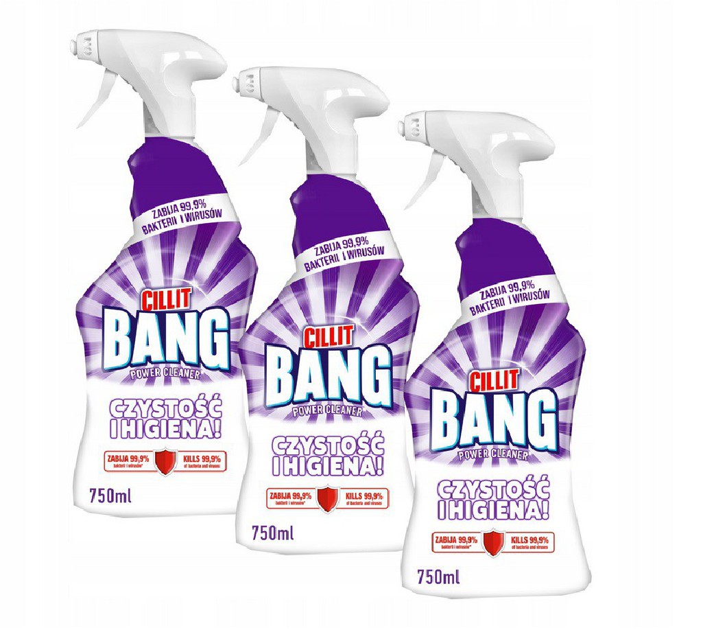 Cillit Bang Spray Czystość i higiena 750 ml x3